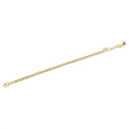 Bracciale in bronzo dorato