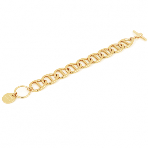 Bracciale Traversino in bronzo dorato
