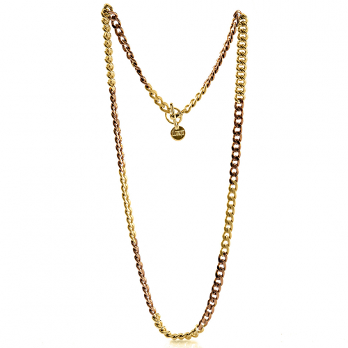 Collana Chanel in bronzo cioccolato Collana Chanel in bronzo cioccolato