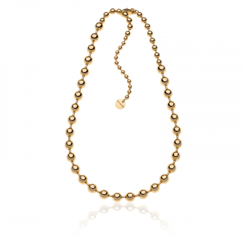 Collana in bronzo dorato Sphere