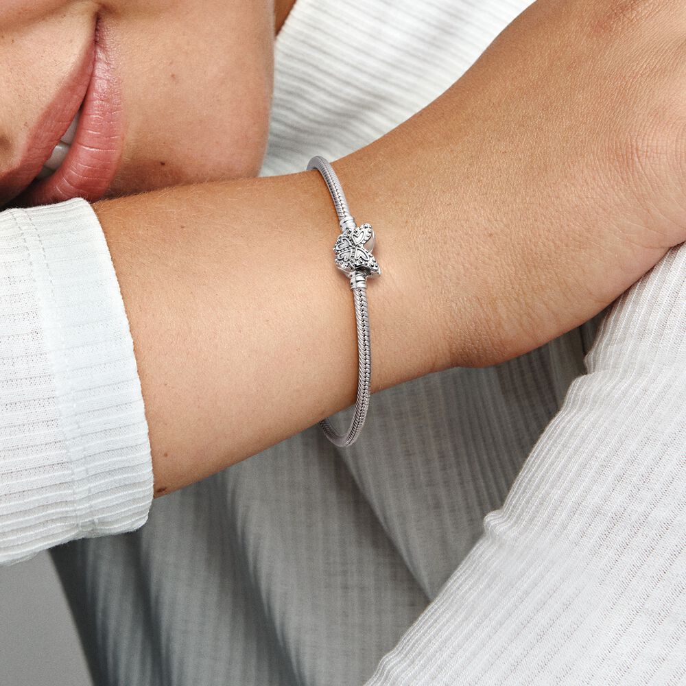 Bracciale Pandora con Chiusura a Farfalla Bracciale Pandora con Chiusura a Farfalla