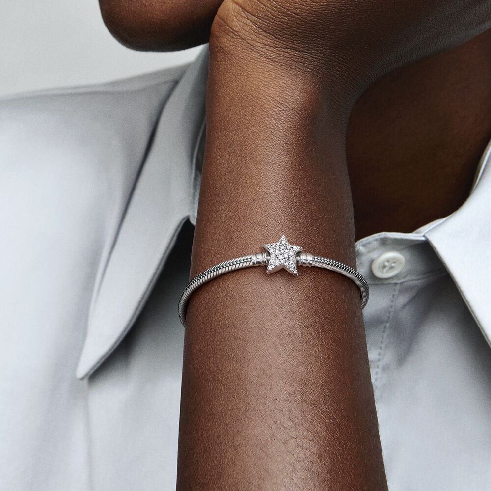 Bracciale Pandora con Chiusura Stella Luminosa