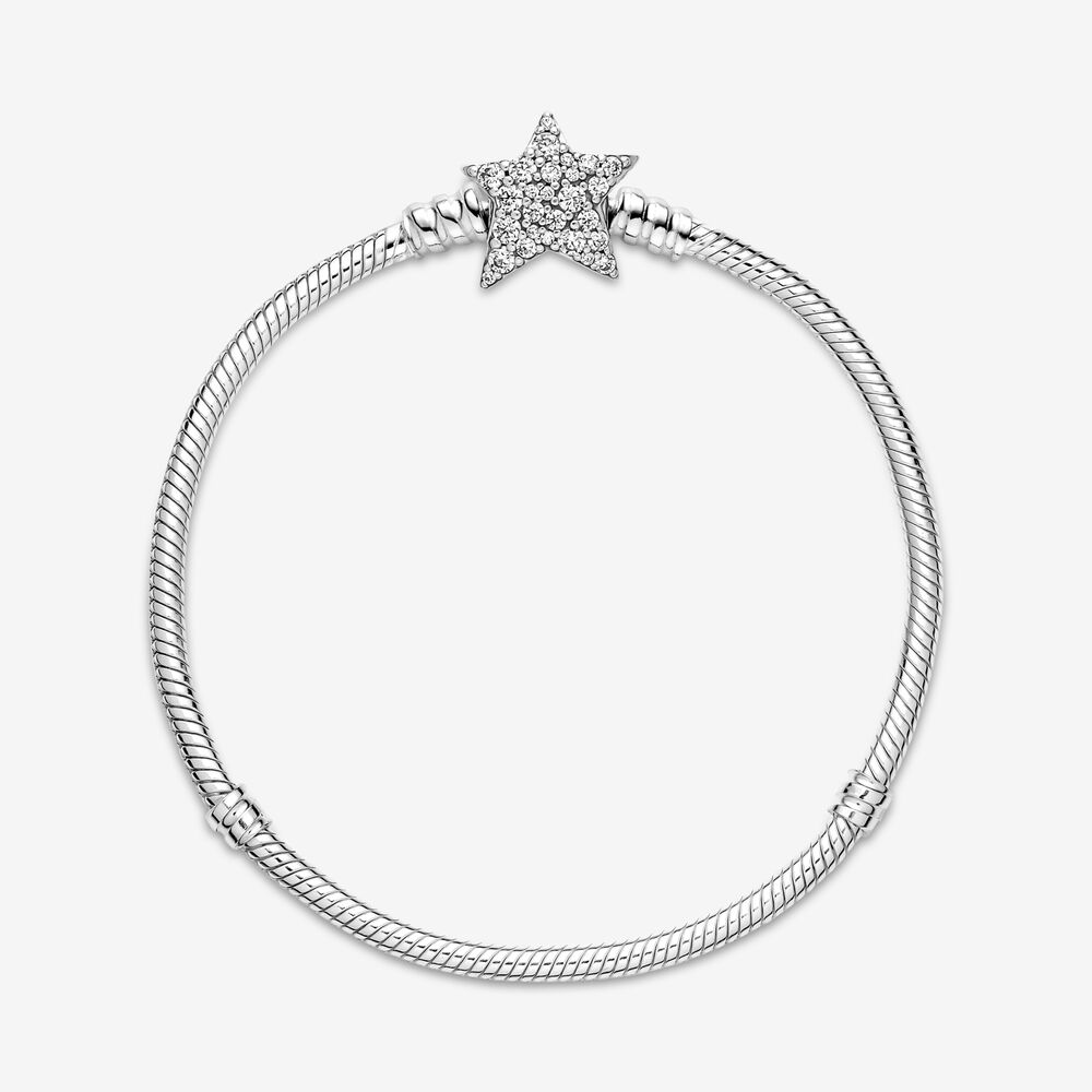 Bracciale Pandora con Chiusura Stella Luminosa Bracciale Pandora con Chiusura Stella Luminosa