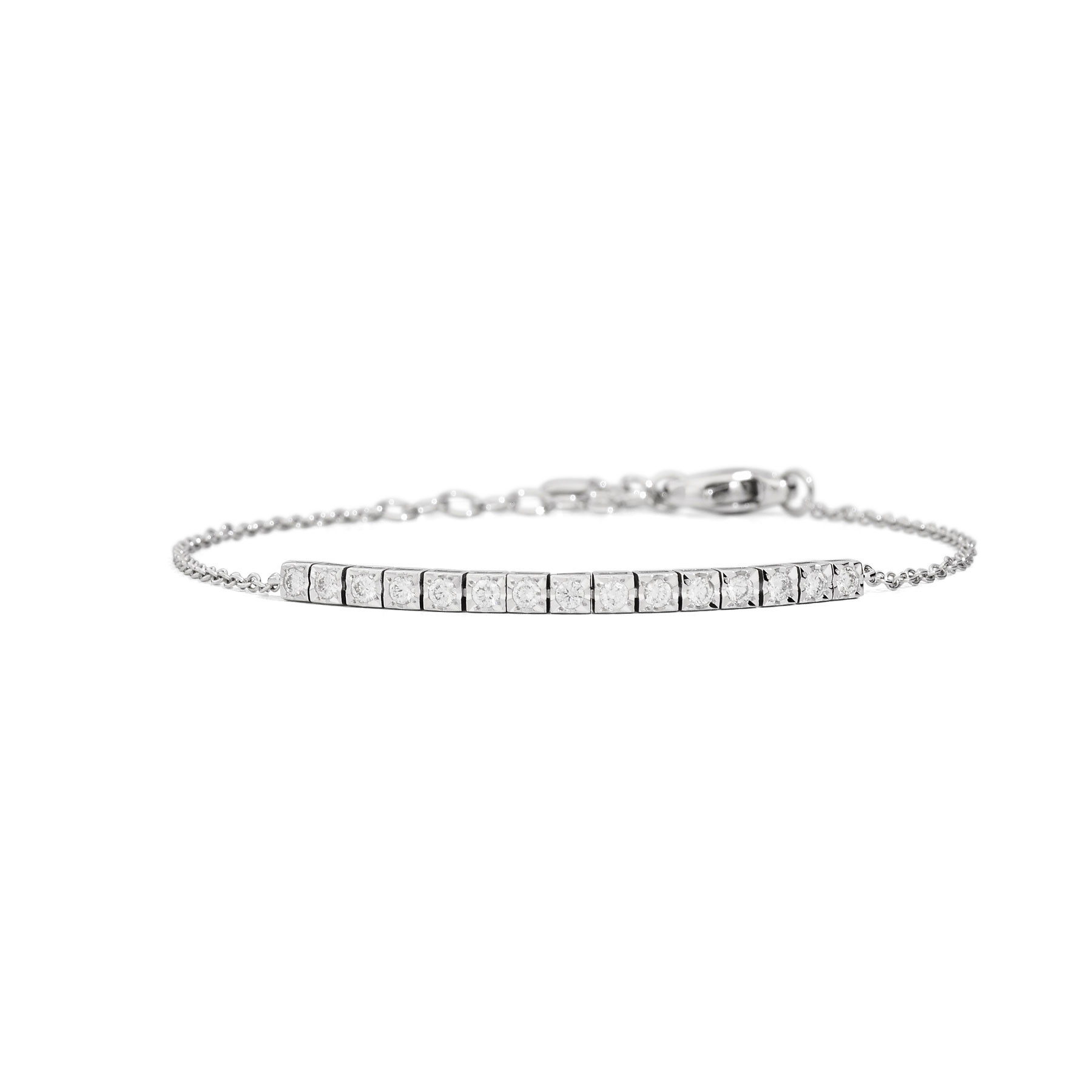 Bracciale mezzo tennis Face Cube