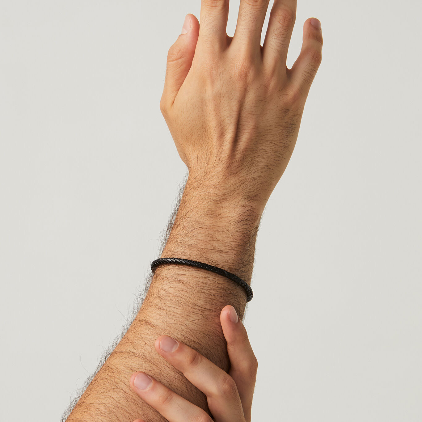Bracciale Cuoio Intrecciato
