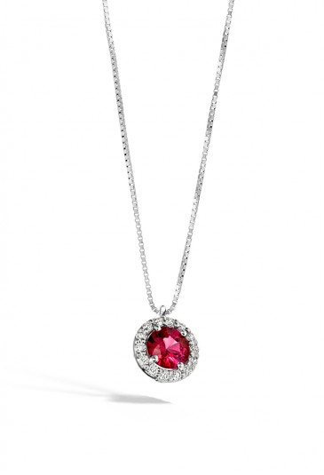 Collana Iris Rubino