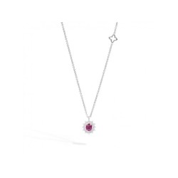 Collana Camelia Rubino