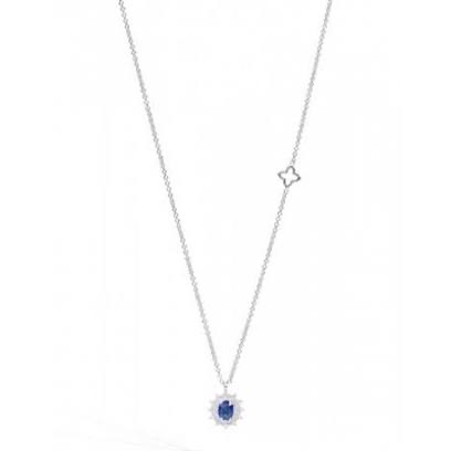 Collana Camelia Zaffiro