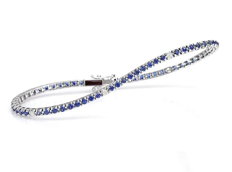 Bracciale Tennis Zaffiro