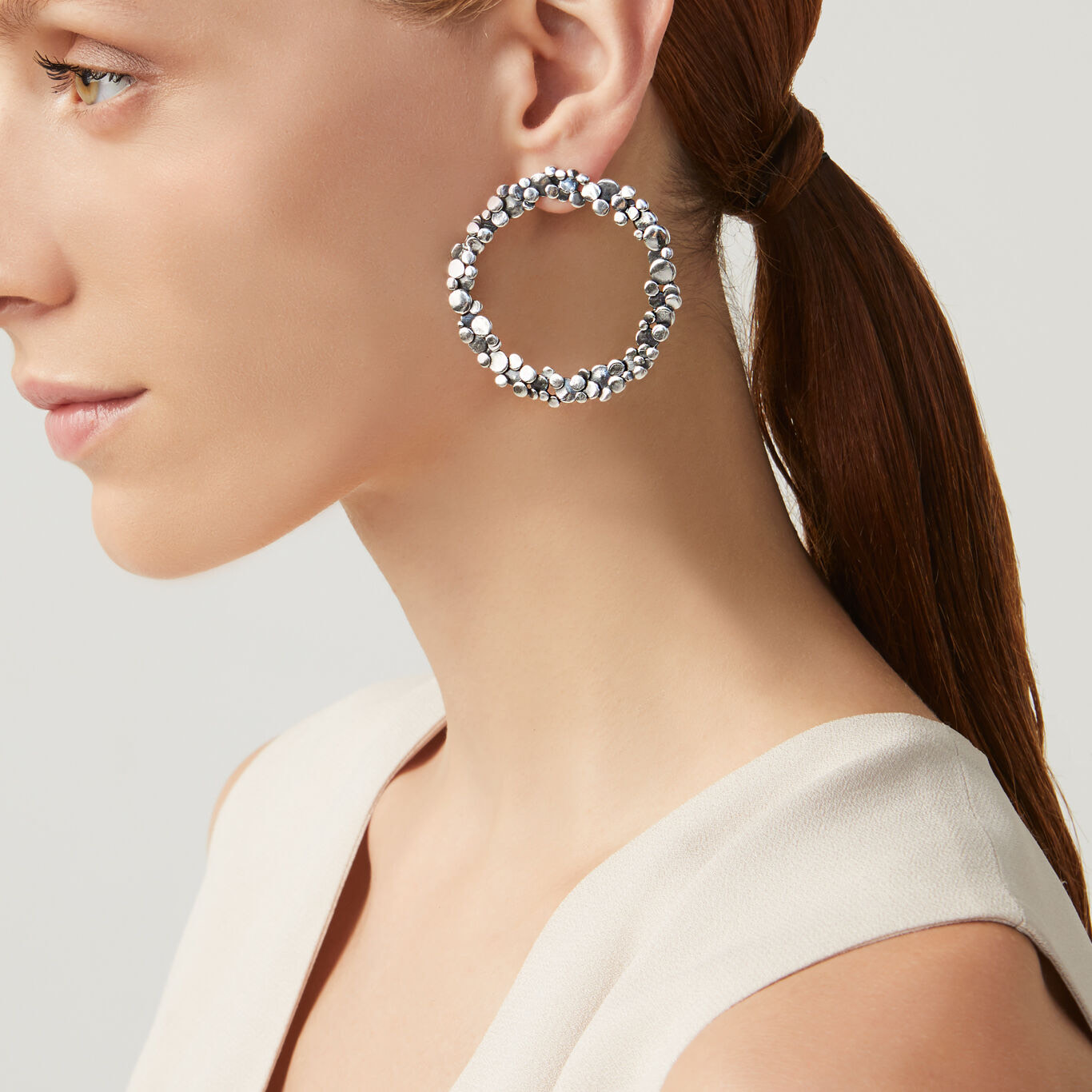 Orecchini Cerchio Paillettes