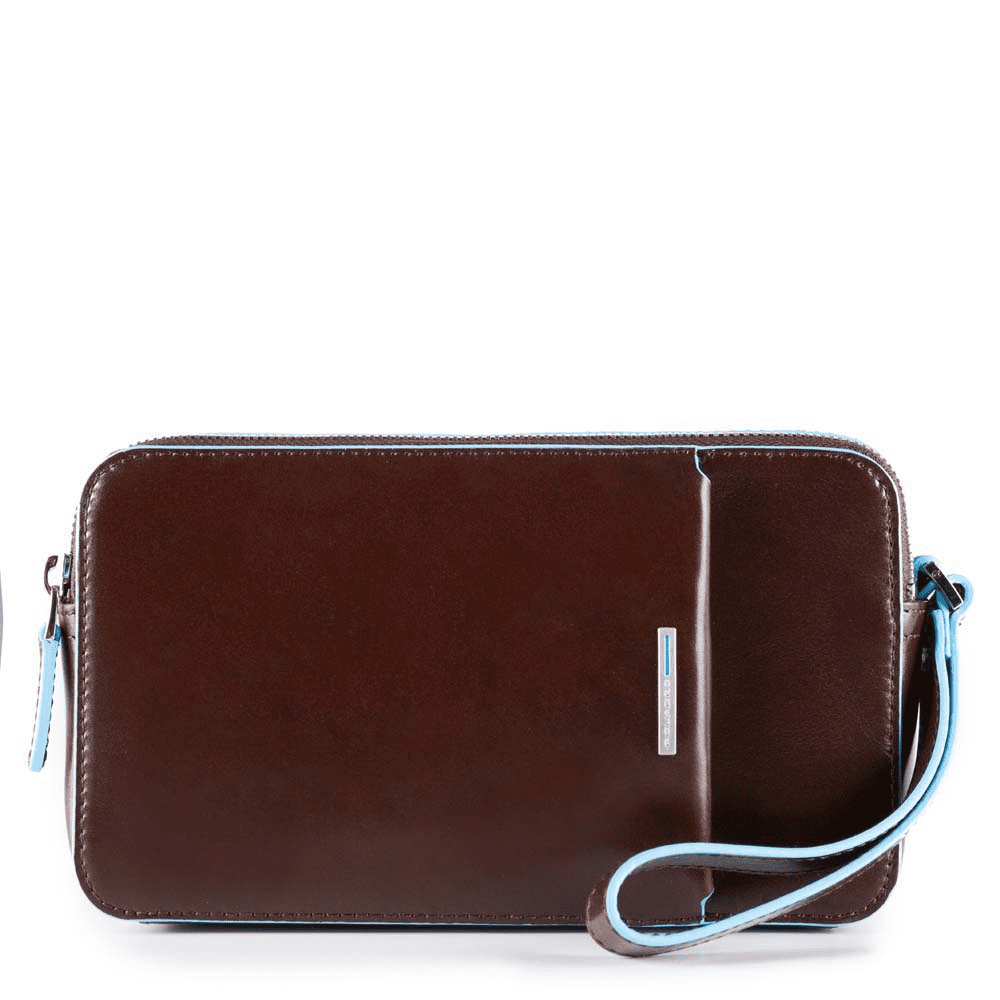 Pochette uomo con tasca frontale Blue Square