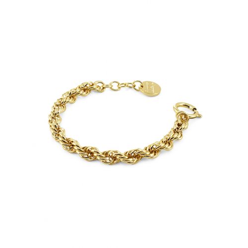 Bracciale in bronzo dorato