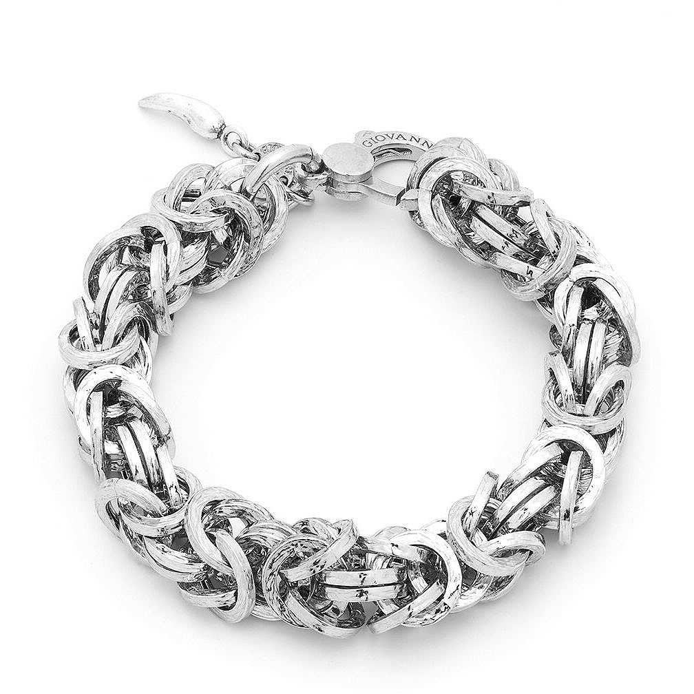 Bracciale Bizantina Martellata